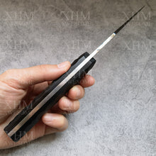 Load image into Gallery viewer, XHM Awesome Fixed Blade Knife Kukri, Full Tang 9Cr18Mov Steel Machete, G10 Handle, Adjustable Kydex Sheath, for Hunting, Outdoor Survival, Camping