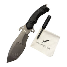Load image into Gallery viewer, Army Tactical Knife Outdoor Survival Hunting Rescue Ti Fixed Blade Knives Flint