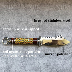 Tactical Bowie Knife Outdoor Survival Army Fixed Blade Hunting Knives Collection