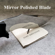 Load image into Gallery viewer, Fixed Blade Knife Kukri Mirror Polished Full Tang 9Cr18Mov Steel Hunting Outdoor