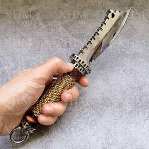 Tactical Bowie Knife Outdoor Survival Army Fixed Blade Hunting Knives Collection