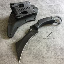 Load image into Gallery viewer, 9&quot; Tactical Fixed Blade Karambit with K Sheath Hunting Skinner Hawkbill Knife CSGO Claw Knives