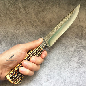 30CM Tactical Dagger Knife Outdoor Survival Army Fixed blade Bowie Knives XHM045